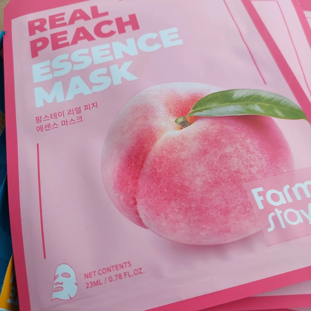 Farm Stay Real Peach Essence Mask Facial Mask Japanese